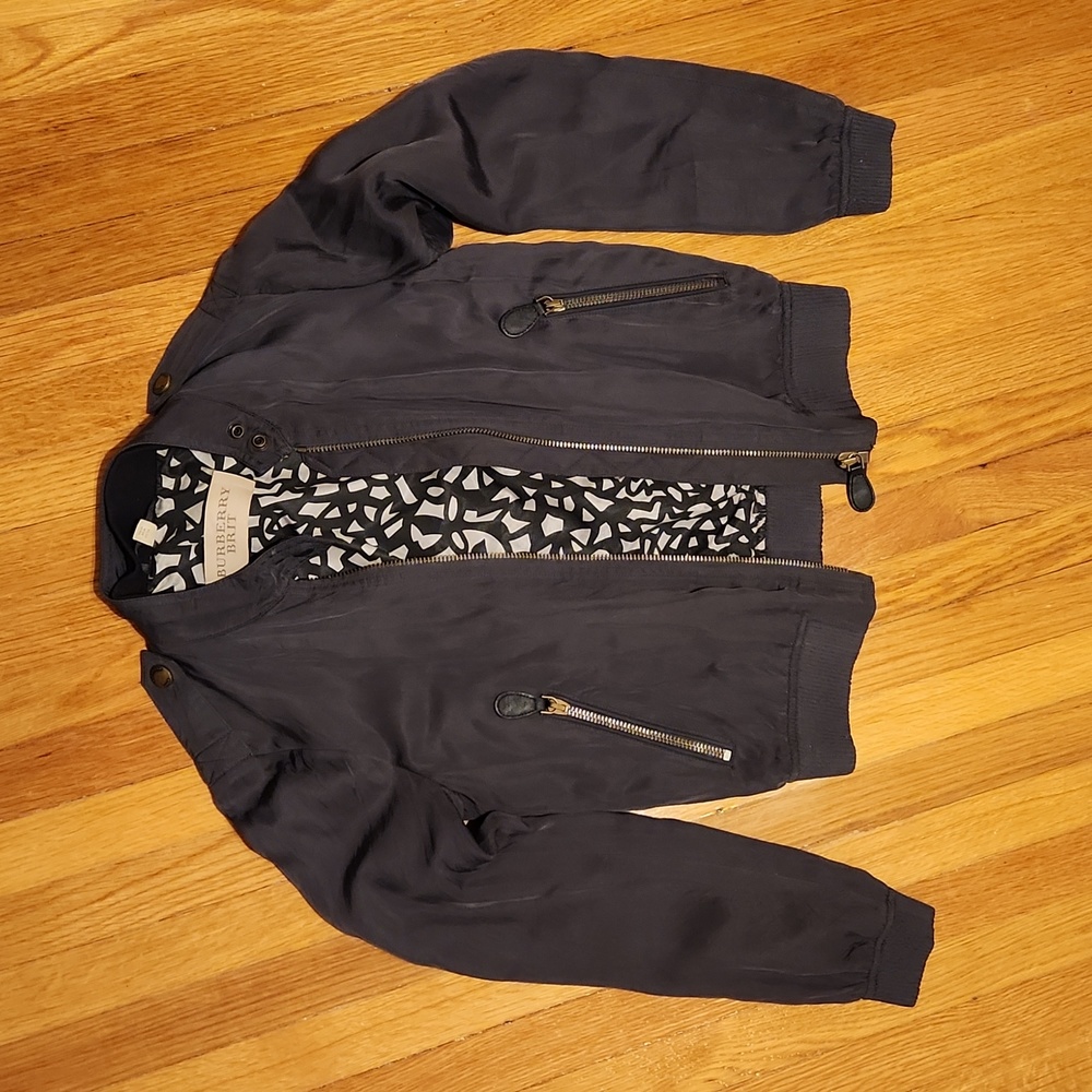 Burberry Brit Cupro Bomber Jacket